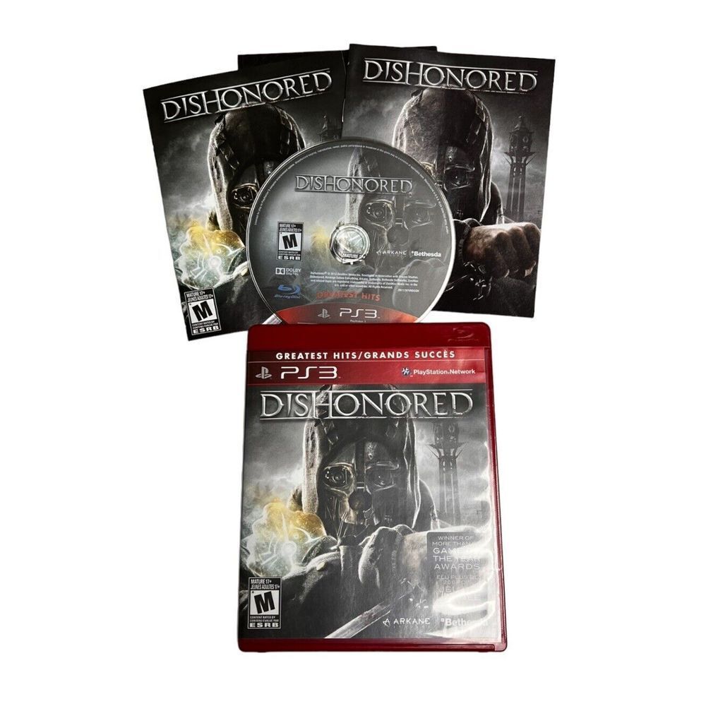 Dishonored Greatest Hits Sony PlayStation 3 PS3 Bethesda Action Stealth Game